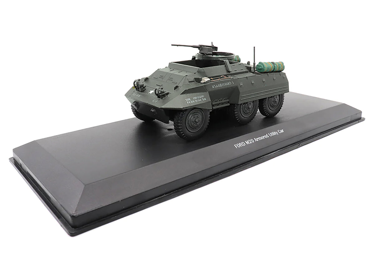 Ford M20 Armored Utility Car Olive Drab 'United States Army' 1/43 Diecast Model by Militaria Die Cast