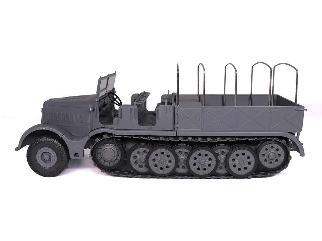 Sd.Kfz. 9 18-Ton FAMO AFV Gray 'German Army' 1/43 Diecast Model by Militaria Die Cast