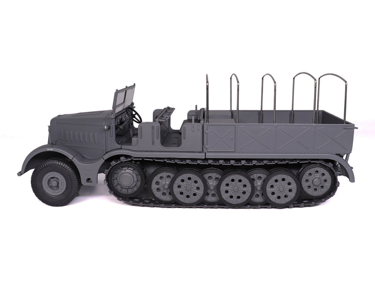 Sd.Kfz. 9 18-Ton FAMO AFV Gray 'German Army' 1/43 Diecast Model by Militaria Die Cast