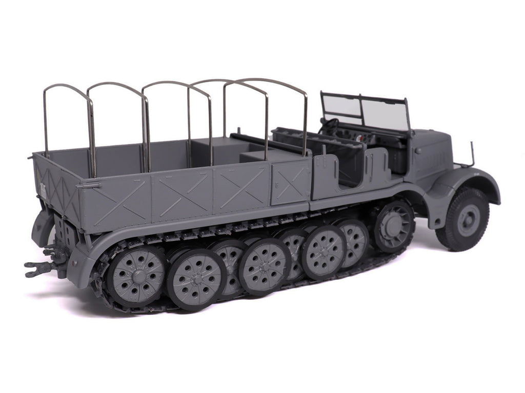 Sd.Kfz. 9 18-Ton FAMO AFV Gray 'German Army' 1/43 Diecast Model by Militaria Die Cast