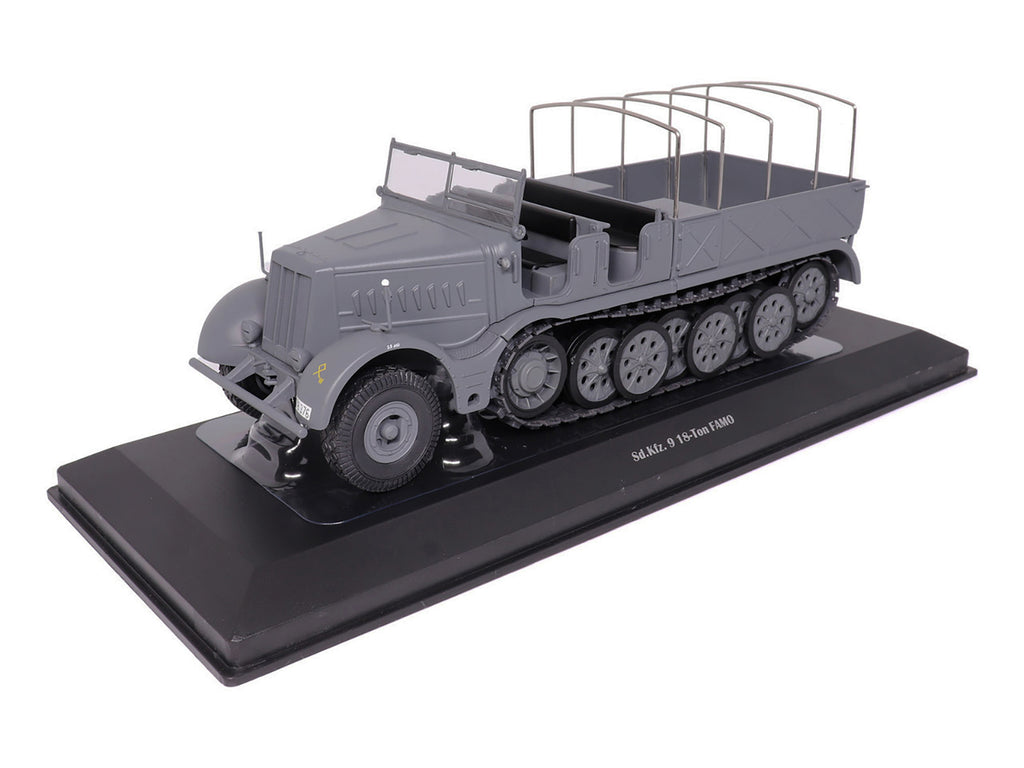 Sd.Kfz. 9 18-Ton FAMO AFV Gray 'German Army' 1/43 Diecast Model by Militaria Die Cast