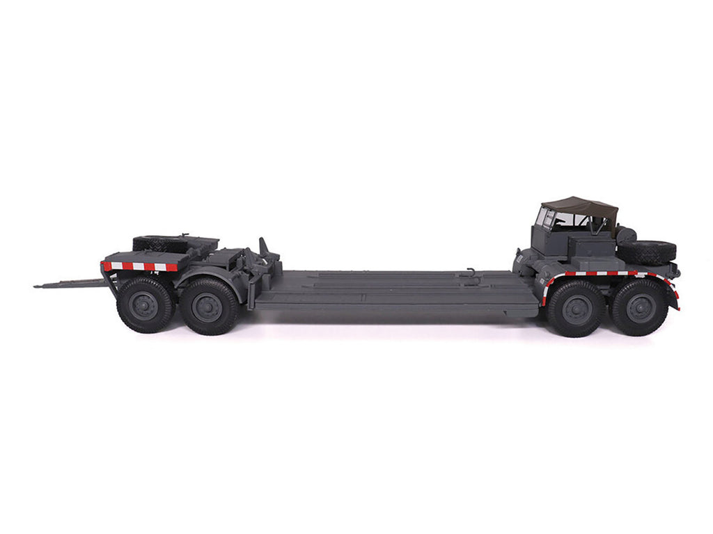 SD.AH. 116 22-Ton Tank Transporter Gray 'German Army' 1/43 Diecast Model by Militaria Die Cast