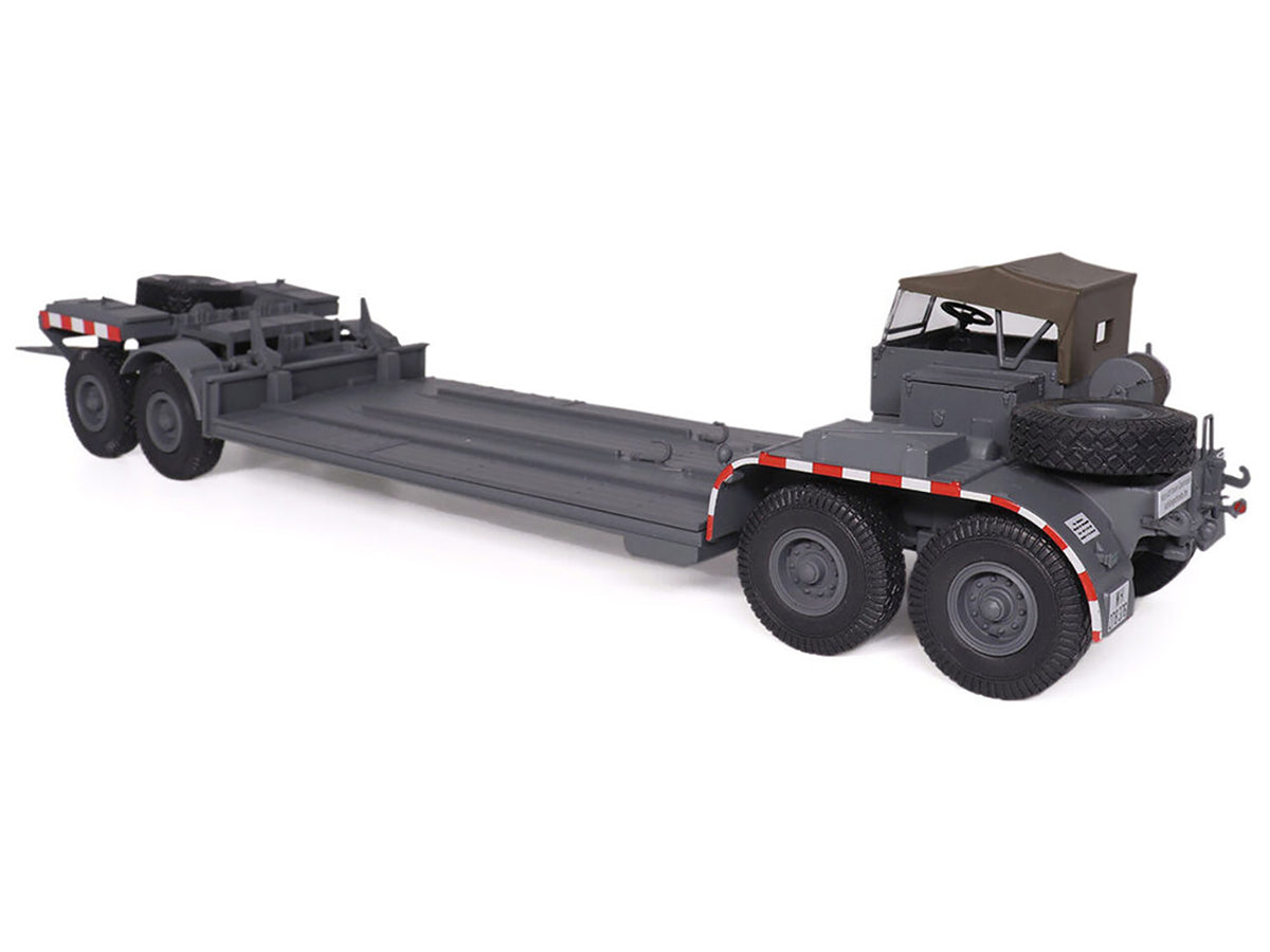 SD.AH. 116 22-Ton Tank Transporter Gray 'German Army' 1/43 Diecast Model by Militaria Die Cast