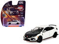 2018 Honda Civic Type-R (FK8) RHD (Right Hand Drive) Championship White with Carbon Hood 'Tokyo Torque' Series 10 1/64 Diecast Model Car by Greenlight