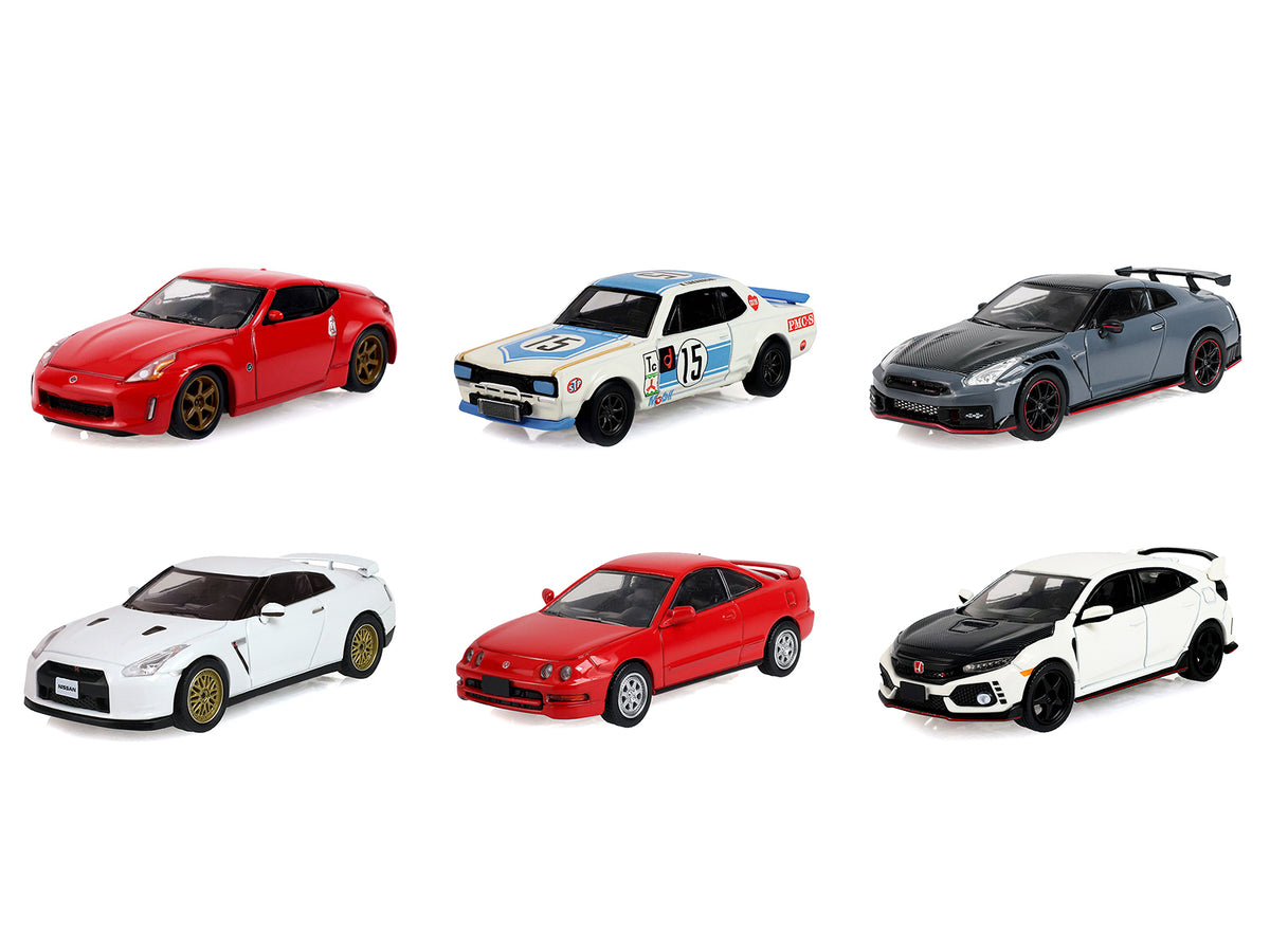 'Tokyo Torque' Series 10 Set of 6 pieces 1/64 Diecast Model Cars by Greenlight