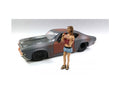 Look Out Girl Monica Figure For 1/24 Scale Diecast Car Models by American Diorama