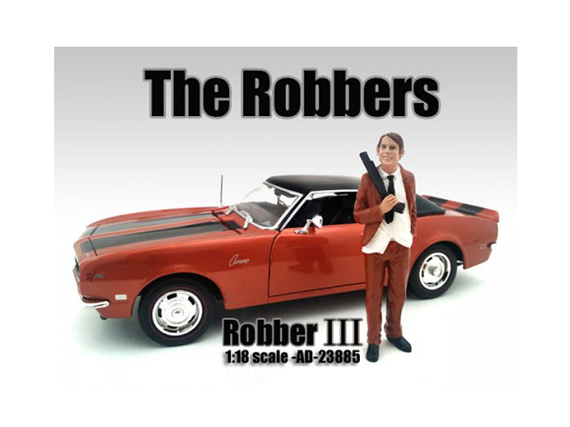 'The Robbers' Robber III Figure For 1/18 Scale Models by American Diorama