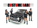 'Costume Babes' 4 Piece Figure Set For 1/24 Scale Models by American Diorama
