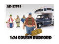 Cousin Budford 'Trailer Park' Figure For 1/24 Scale Model Cars by American Diorama