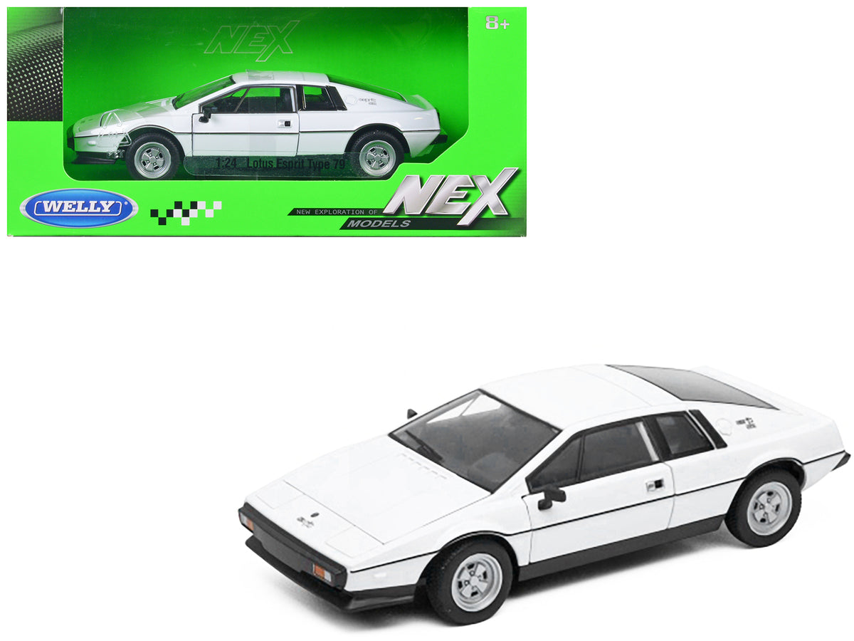 Lotus Esprit S2 Type 79 White 'NEX Models' Series 1/24 Diecast Model Car by Welly
