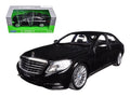 Mercedes Benz S Class with Sunroof Black 'NEX Models' 1/24 Diecast Model Car by Welly