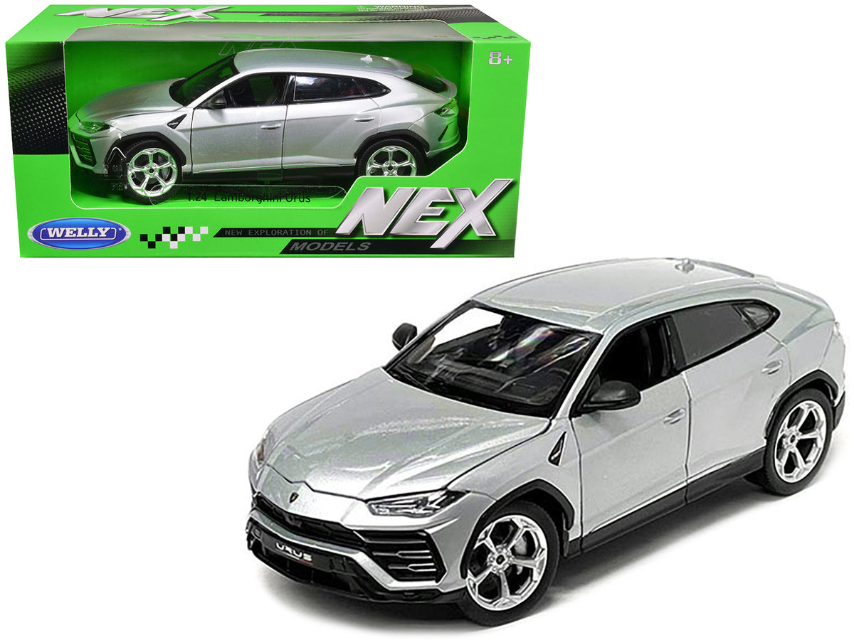 Lamborghini Urus Gray Metallic 'NEX Models' 1/24 Diecast Model Car by Welly