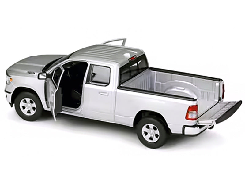 2019 RAM 1500 Pickup Truck Silver Metallic 'NEX Models' Series 1/27 Diecast Model Car by Welly
