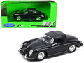 Porsche 356A Speedster Soft Top Black 'NEX Models' Series 1/24 Diecast Model Car by Welly