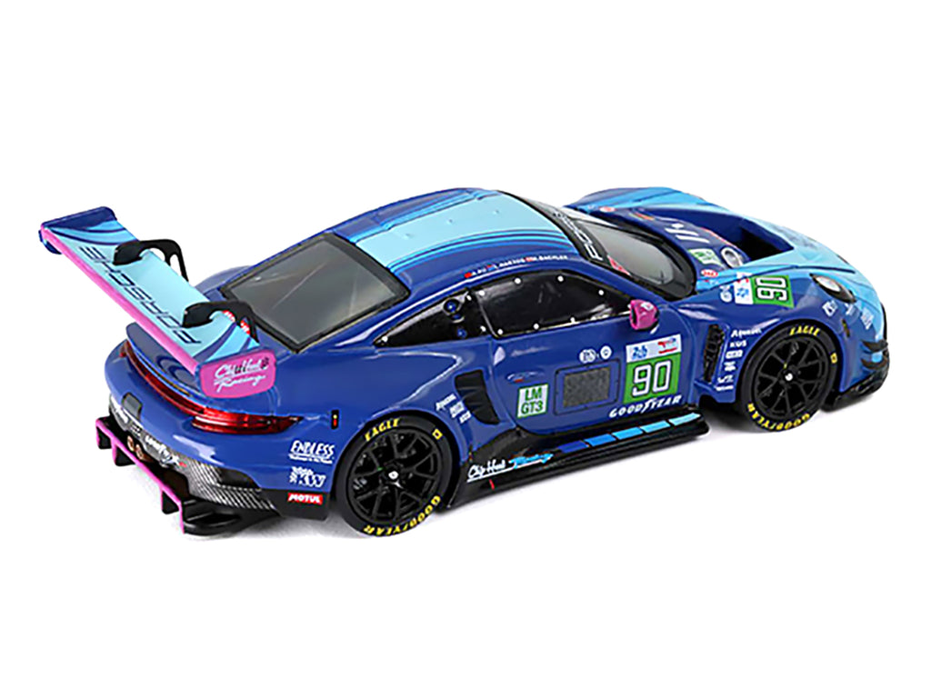 Porsche 911 GT3 R (992) #90 Antares Au - Klaus Bachler - Loek Hartog 'Manthey' '24 Hours of Le Mans' (2024) 1/64 Diecast Model Car by Trends Hobby