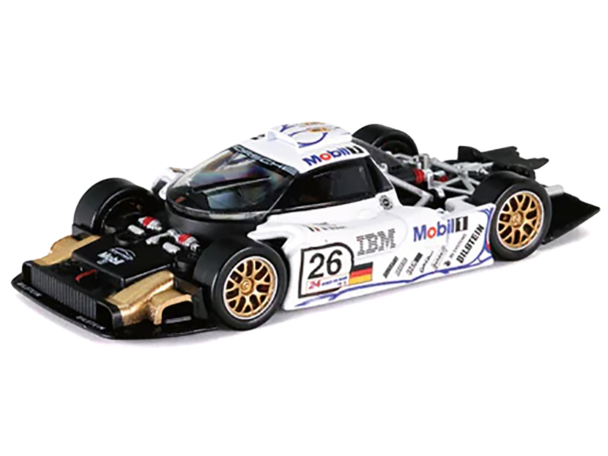 Porsche 911 GT1 #26 Allan McNish - Stephane Ortelli - Laurent Aiello 'Porsche AG' Winner '24 Hours of Le Mans' (1998) 1/64 Diecast Model Car by Trends Hobby
