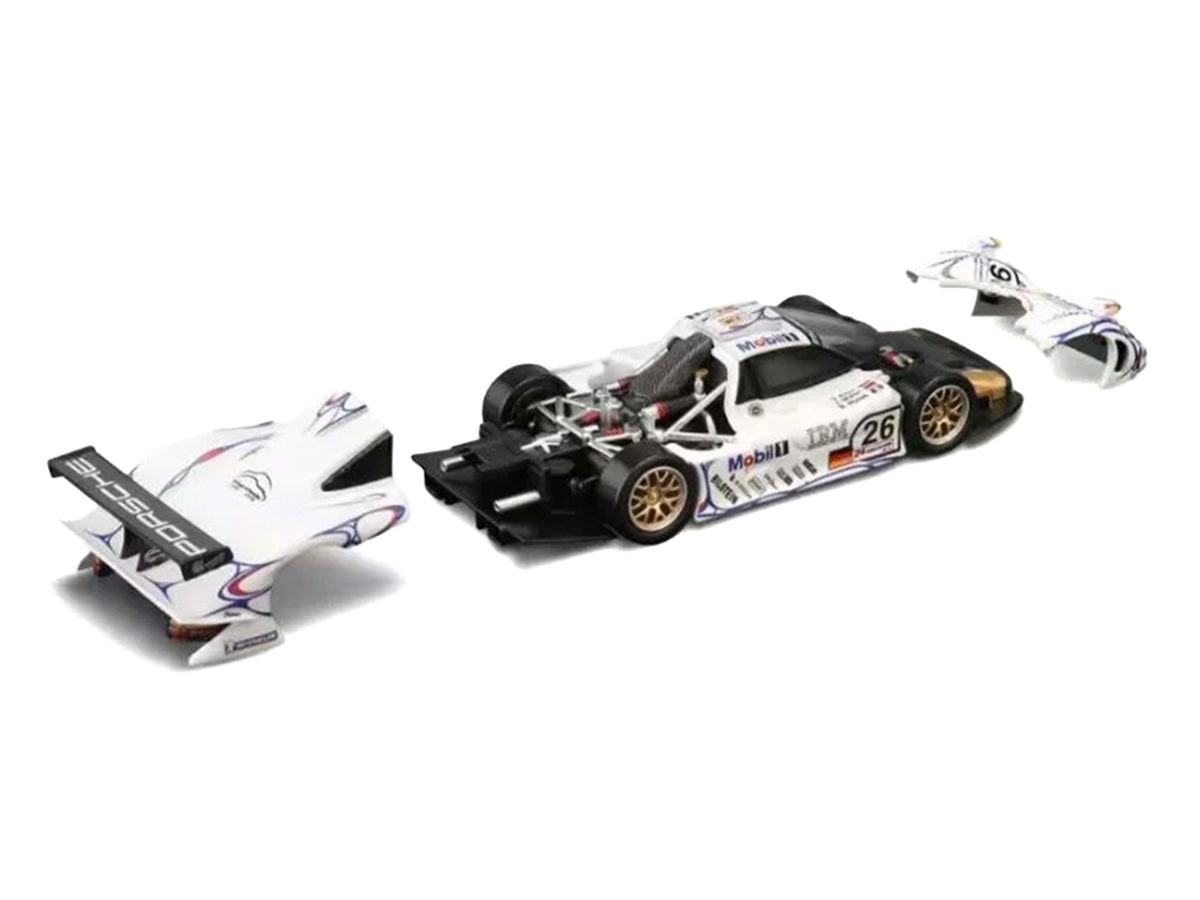 Porsche 911 GT1 #26 Allan McNish - Stephane Ortelli - Laurent Aiello 'Porsche AG' Winner '24 Hours of Le Mans' (1998) 1/64 Diecast Model Car by Trends Hobby