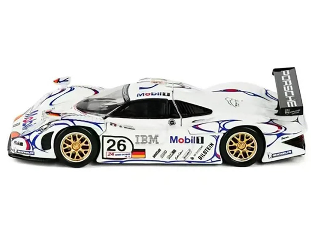 Porsche 911 GT1 #26 Allan McNish - Stephane Ortelli - Laurent Aiello 'Porsche AG' Winner '24 Hours of Le Mans' (1998) 1/64 Diecast Model Car by Trends Hobby