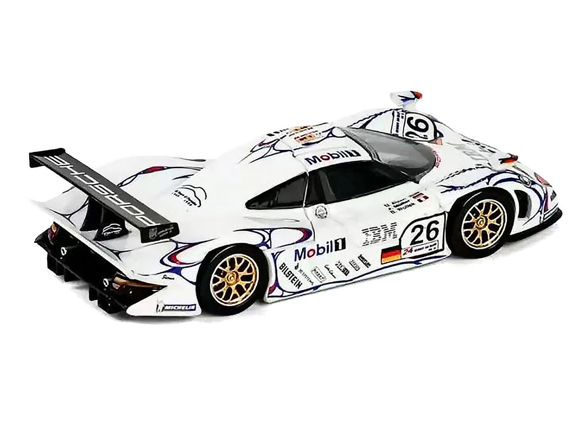 Porsche 911 GT1 #26 Allan McNish - Stephane Ortelli - Laurent Aiello 'Porsche AG' Winner '24 Hours of Le Mans' (1998) 1/64 Diecast Model Car by Trends Hobby