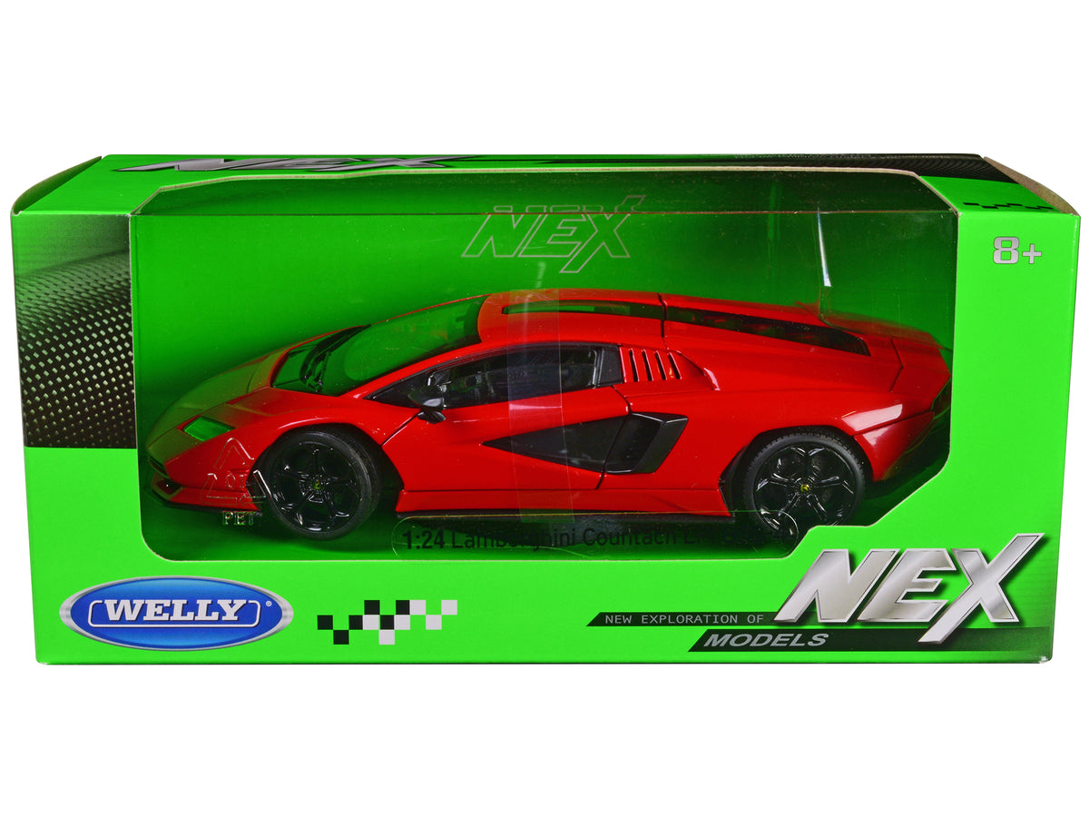 Lamborghini Countach LPI 800-4 Red 'NEX Models' Series 1/24 Diecast Model Car by Welly