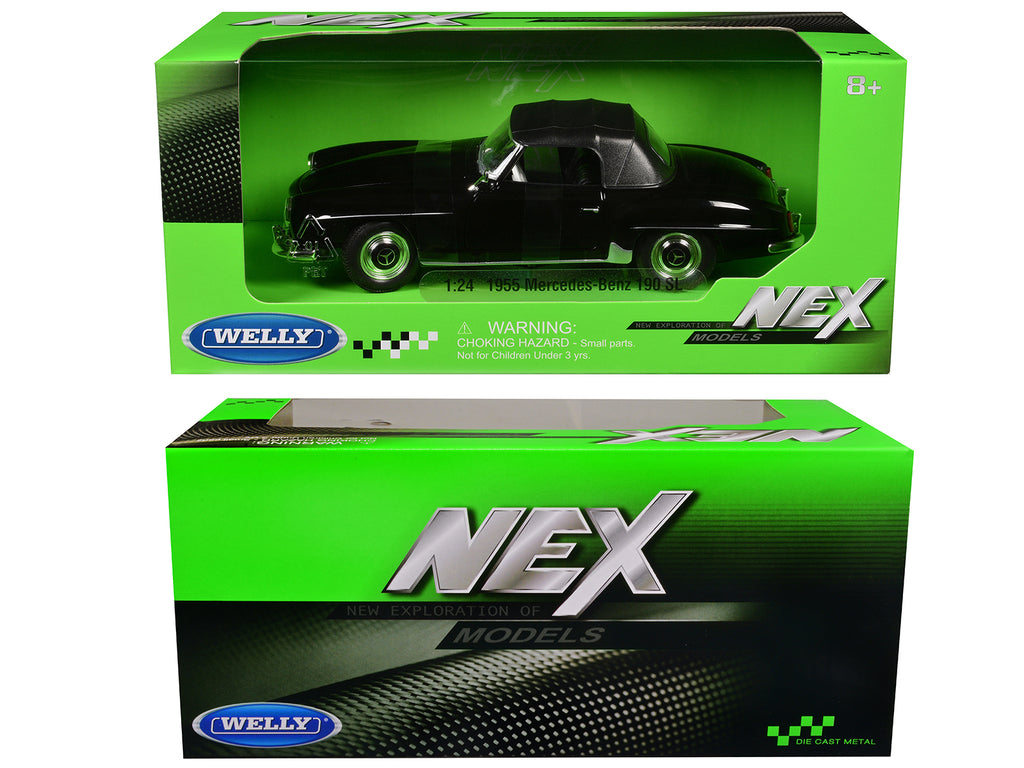 1963 Mercedes-Benz 600 Black 'NEX Models' Series 1/24 Diecast Model Car by Welly