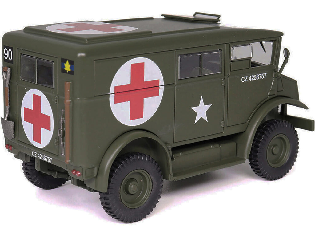 Chevrolet C8A Ambulance Olive Drab 'United States Army' 1/43 Diecast Model by Militaria Die Cast