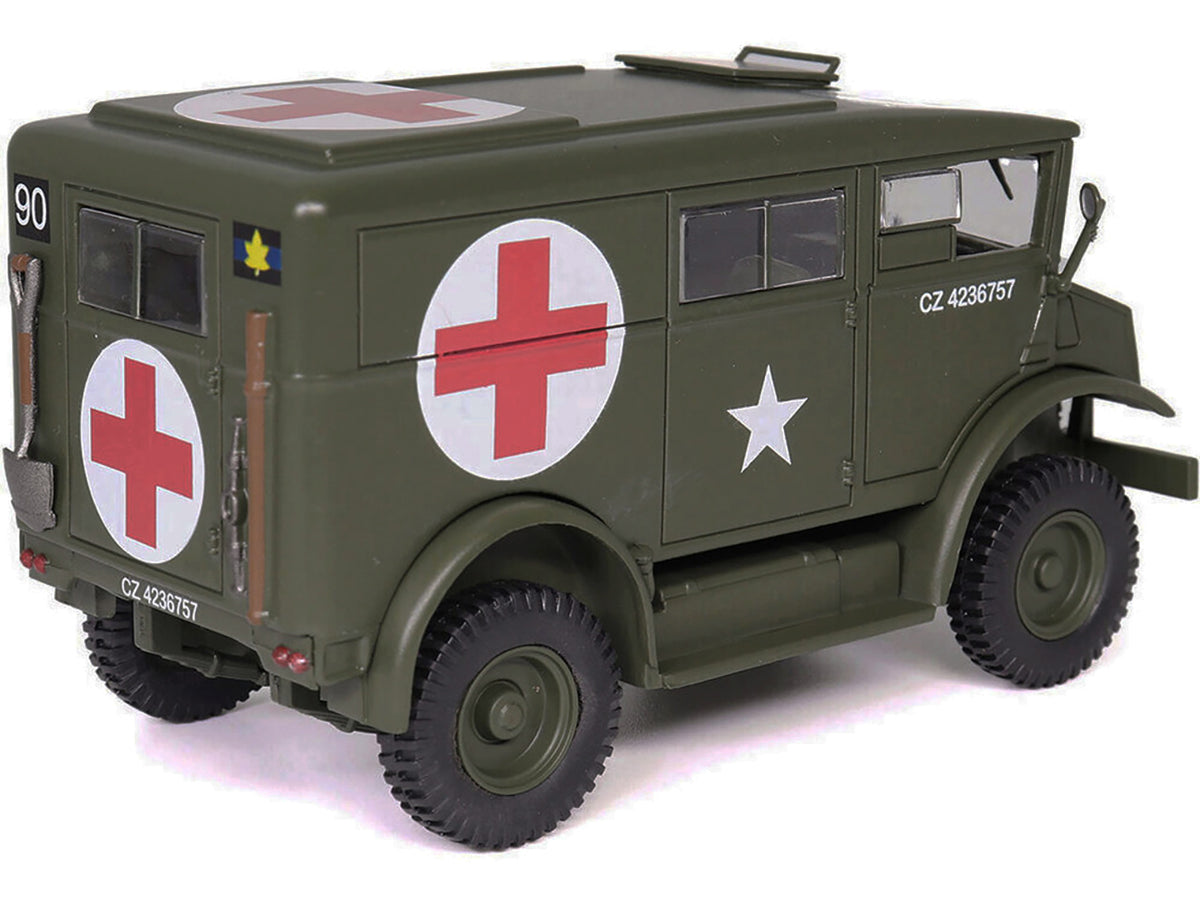 Chevrolet C8A Ambulance Olive Drab 'United States Army' 1/43 Diecast Model by Militaria Die Cast