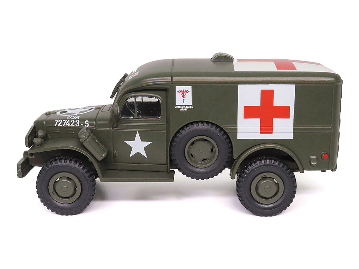 Dodge WC54 Ambulance Olive Drab 'United States Army' 1/43 Diecast Model by Militaria Die Cast