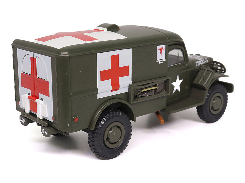 Dodge WC54 Ambulance Olive Drab 'United States Army' 1/43 Diecast Model by Militaria Die Cast