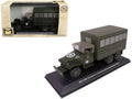 GMC CCKW 353 6x6 2-1/2 Ton Truck with Communications Shelter Olive Drab 'United States Army' 1/43 Diecast Model by Militaria Die Cast