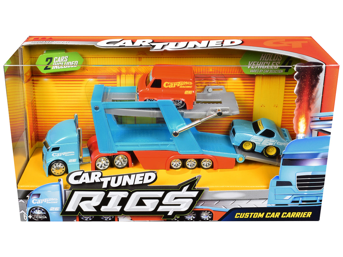 'Rigs Car Hauler' Series #2 Set of 3 pieces Diecast Model Cars by CarTuned