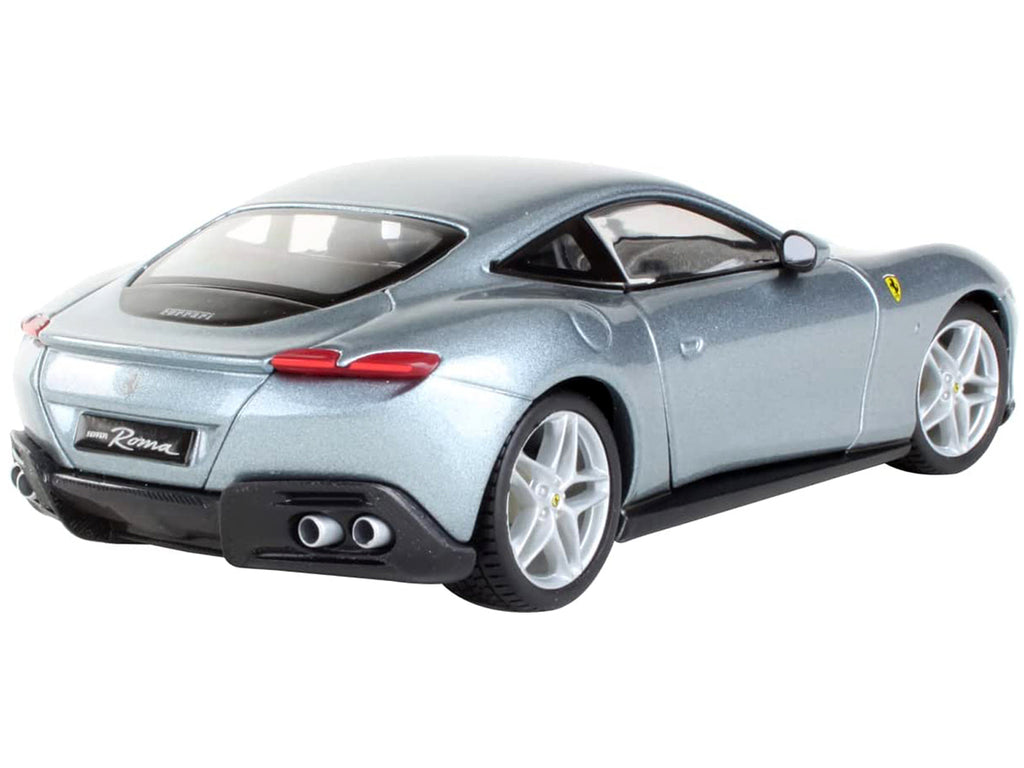 Ferrari Roma Gray Metallic 'Race + Play' Series 1/24 Diecast Model Car by Bburago