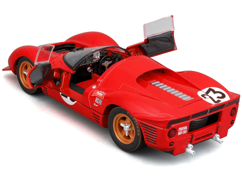 Ferrari 330 P4 #23 Lorenzo Bandini - Chris Amon 'Ferrari S.P.A.' Winner '24 Hours of Daytona' (1967) 'Racing' Series 1/24 Diecast Model Car by Bburago