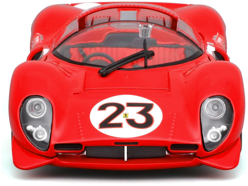 Ferrari 330 P4 #23 Lorenzo Bandini - Chris Amon 'Ferrari S.P.A.' Winner '24 Hours of Daytona' (1967) 'Racing' Series 1/24 Diecast Model Car by Bburago