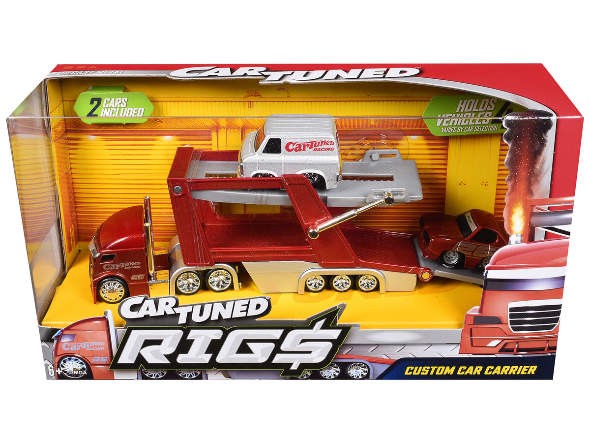 'Rigs Car Hauler' Series #2B Set of 3 pieces Diecast Model Cars by CarTuned
