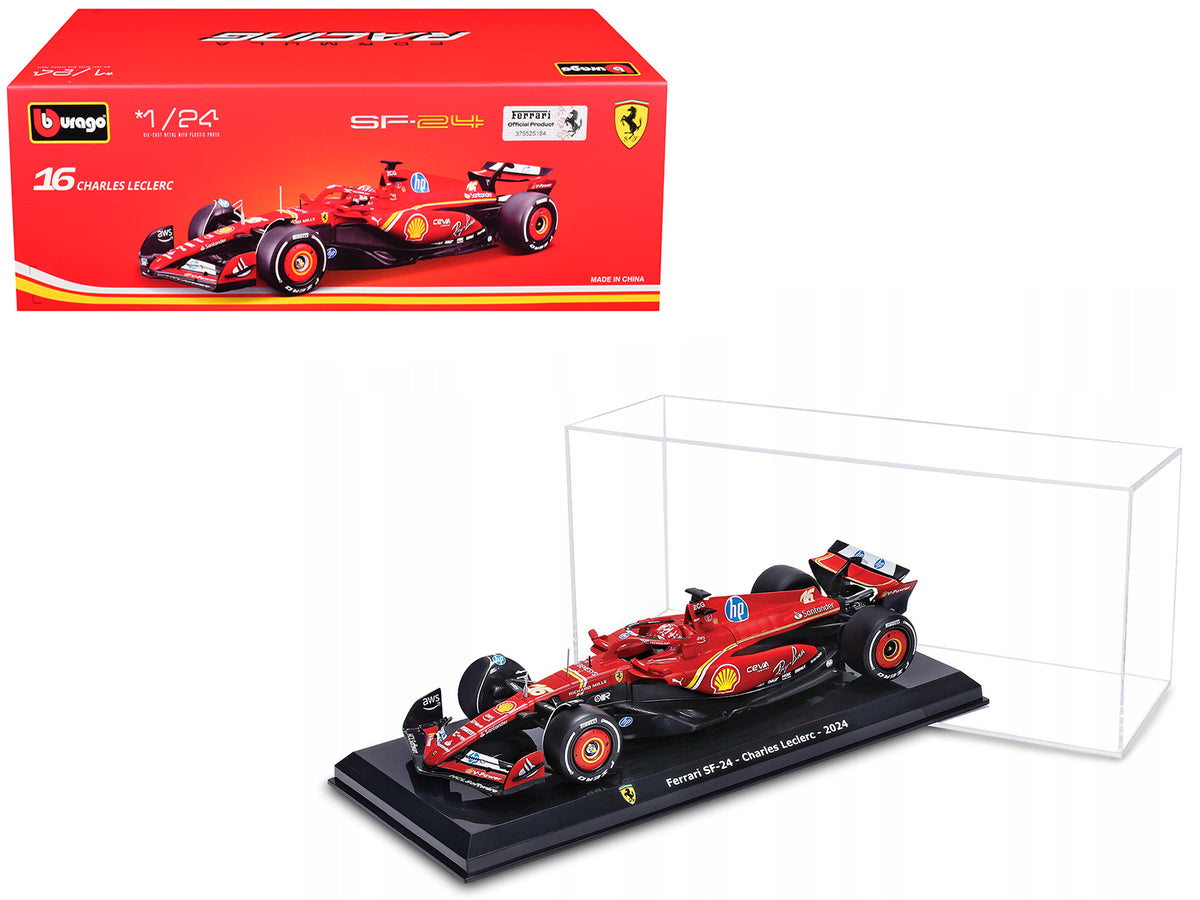 Ferrari SF-24 #16 Charles Leclerc Formula One F1 World Championship (2024) 'Formula Racing' Series 1/24 Diecast Model Car by Bburago