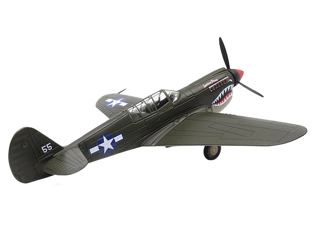 Curtiss P-40N Warhawk Fighter Aircraft 'American Dream National Warplane Museum' United States Army Air Forces 1/72 Diecast Model by Militaria Die Cast