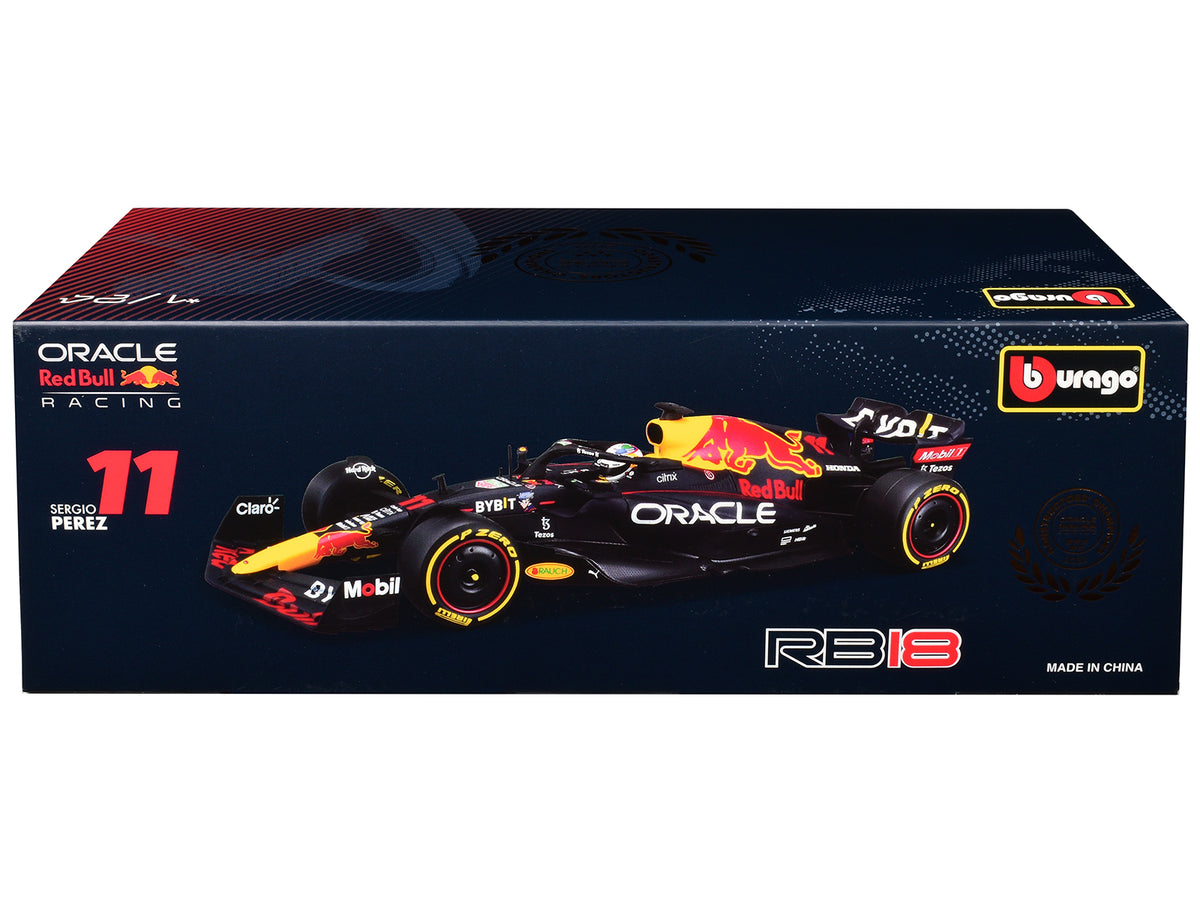 Red Bull Racing RB18 #11 Sergio Perez 'Oracle' Winner Formula One F1 'Constructor's Champion' (2022) 1/24 Diecast Model Car by Bburago
