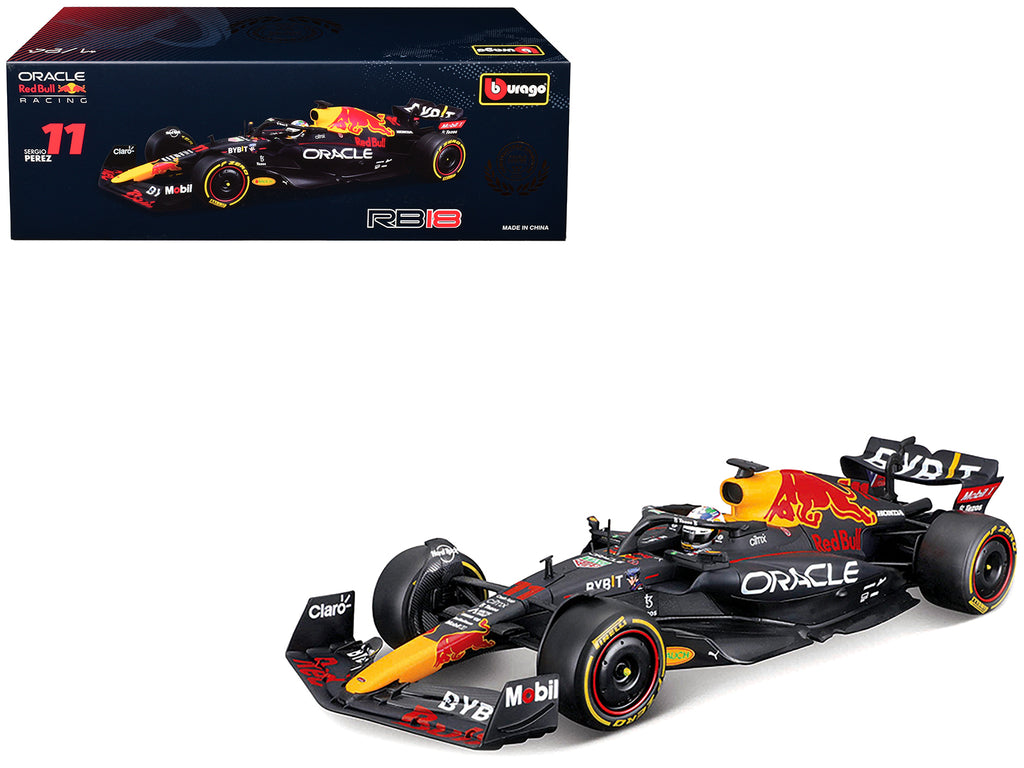 Red Bull Racing RB18 #11 Sergio Perez 'Oracle' Winner Formula One F1 'Constructor's Champion' (2022) 1/24 Diecast Model Car by Bburago