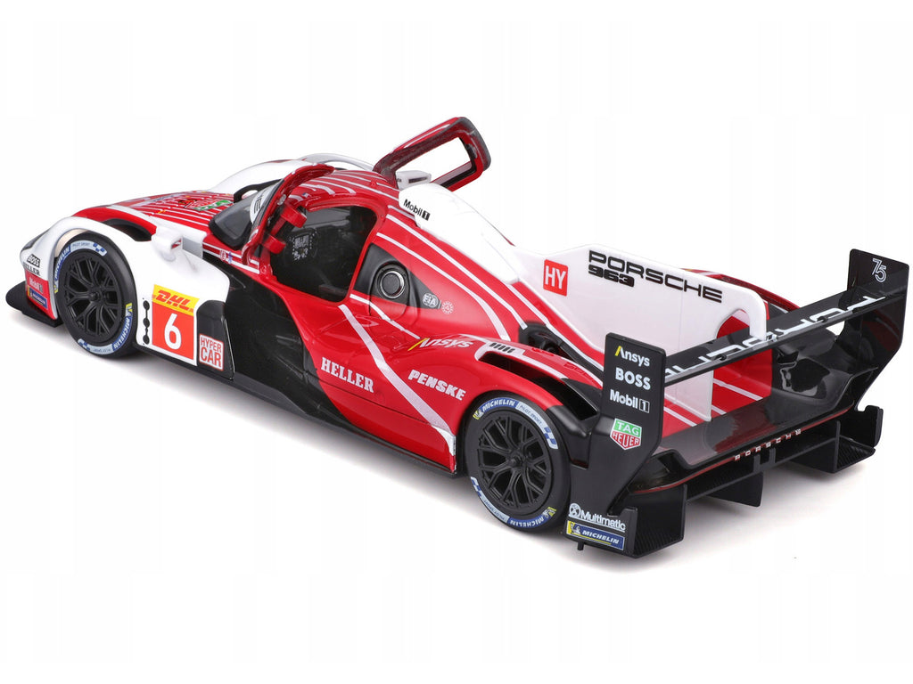 Porsche 963 #6 Kevin Estre - Andre Lotterer - Laurens Vanthoor 'Porsche Penske Motorsport' Winner 'FIA World Endurance Championship' (2024) 1/24 Diecast Model Car by Bburago