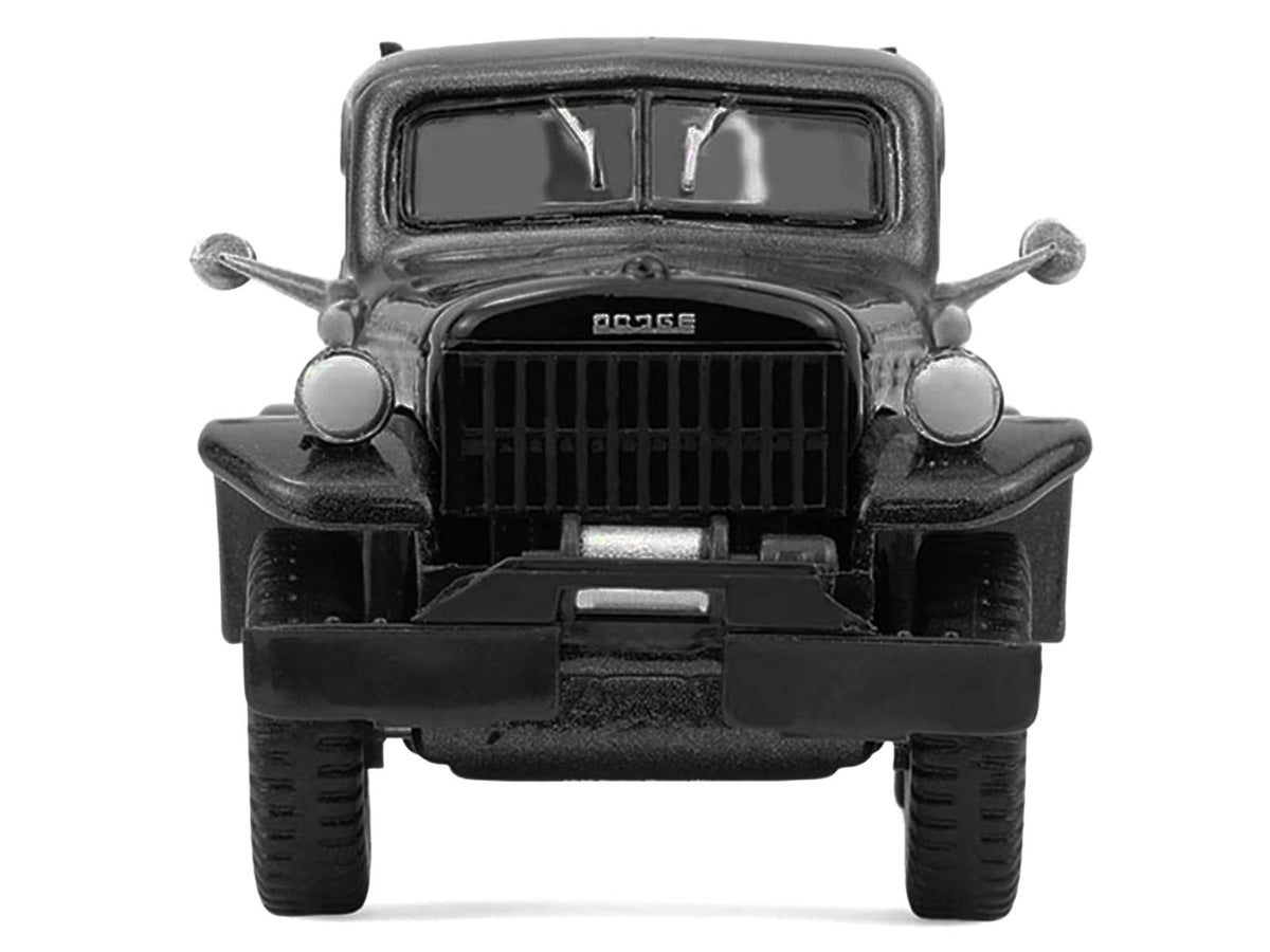 1946 Dodge Power Wagon Fire Truck Black 'Black Bandit' Series 30 1/64 Diecast Model Car by Greenlight