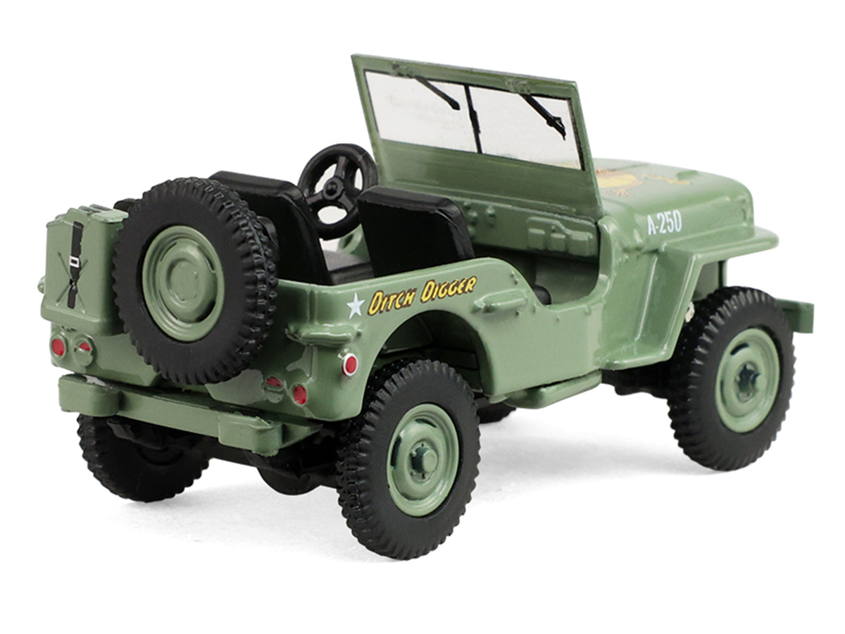 1942 Willy’s MB Jeep Olive Green 'America 250 Edition' 'Anniversary Collection' Series 18 1/64 Diecast Model Car by Greenlight