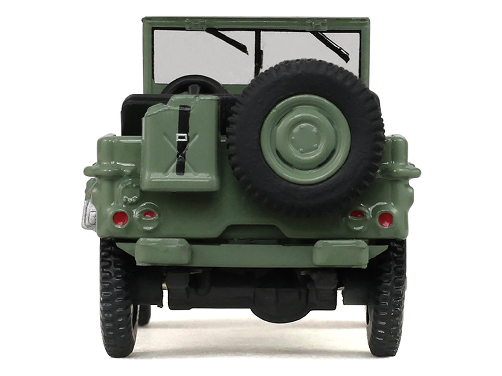 1942 Willy’s MB Jeep Olive Green 'America 250 Edition' 'Anniversary Collection' Series 18 1/64 Diecast Model Car by Greenlight