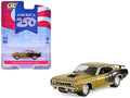 1971 Plymouth Hemi ‘Cuda Gold Metallic with Black Accents 'America 250 Edition' 'Anniversary Collection' Series 18 1/64 Diecast Model Car by Greenlight