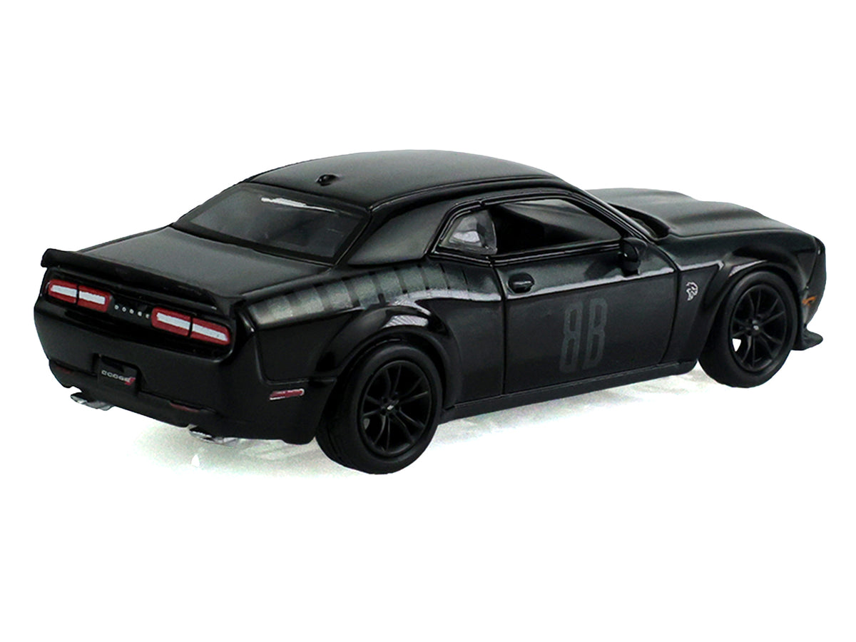 2017 Dodge Challenger SRT Hellcat Widebody Black 'Black Bandit' Series 31 1/64 Diecast Model Car by Greenlight