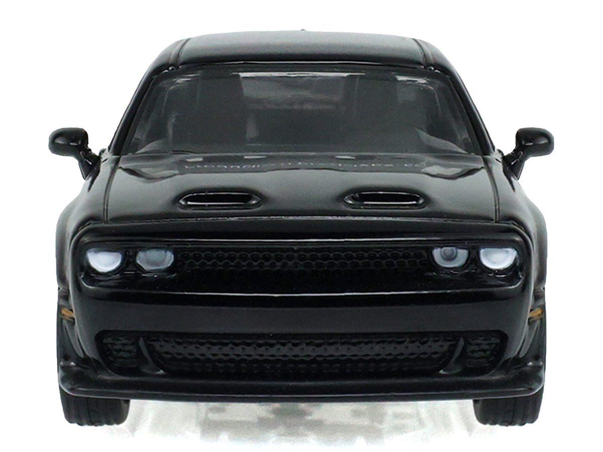 2017 Dodge Challenger SRT Hellcat Widebody Black 'Black Bandit' Series 31 1/64 Diecast Model Car by Greenlight