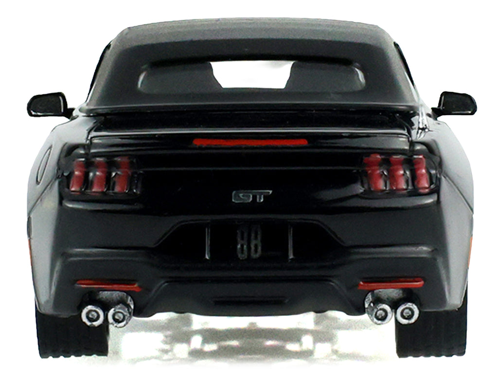 2024 Ford Mustang GT Convertible Black 'Black Bandit' Series 31 1/64 Diecast Model Car by Greenlight