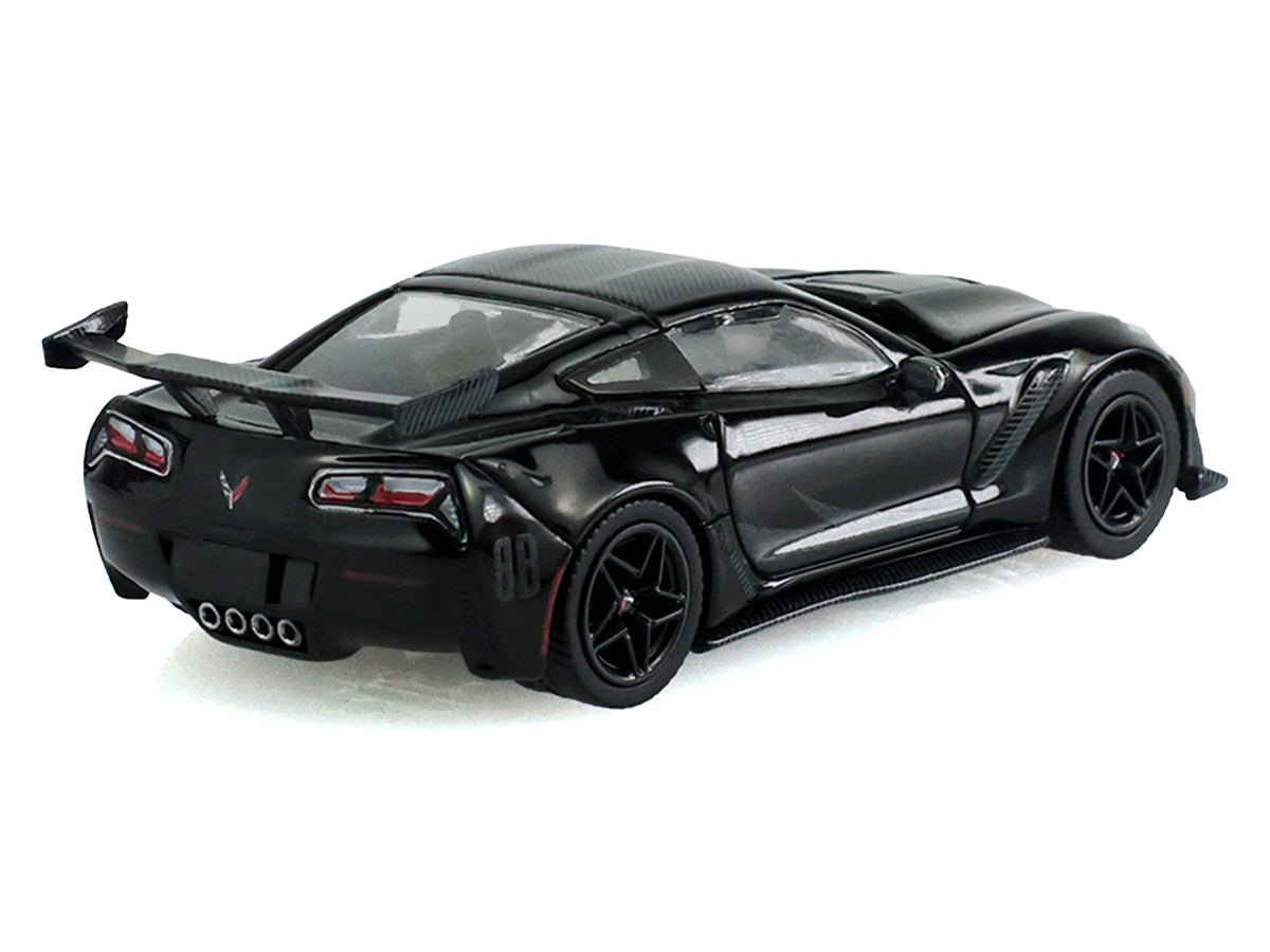 2019 Chevrolet Corvette ZR1 Black 'Black Bandit' Series 31 1/64 Diecast Model Car by Greenlight
