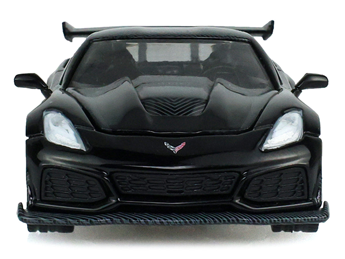 2019 Chevrolet Corvette ZR1 Black 'Black Bandit' Series 31 1/64 Diecast Model Car by Greenlight
