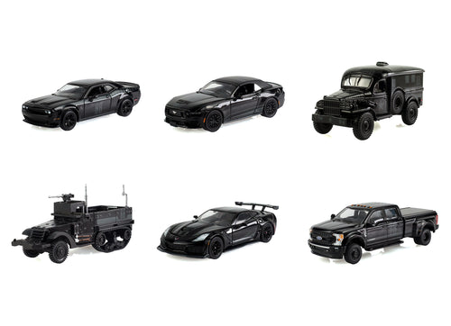 'Black Bandit' Series 31 6 piece Set 1/64 Diecast Model Cars by Greenlight